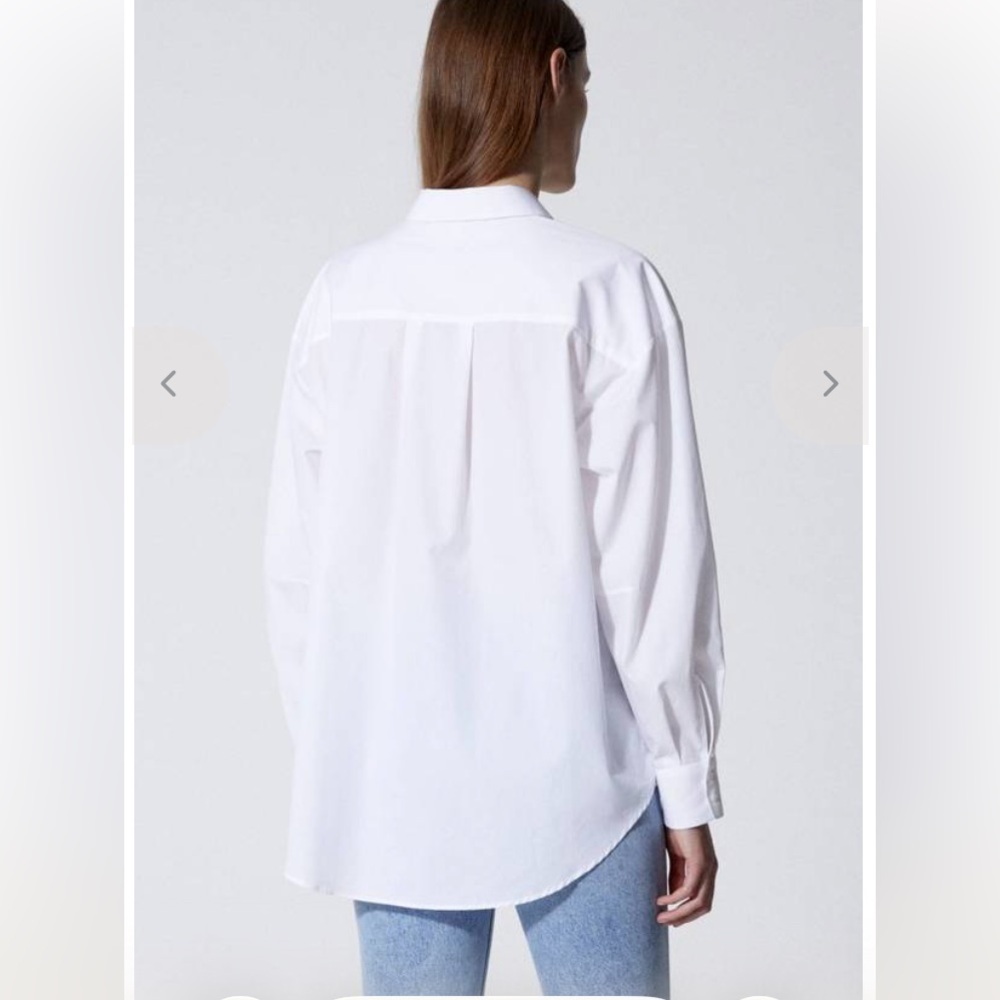 Dagmar White Button Up - Picture 2 of 8